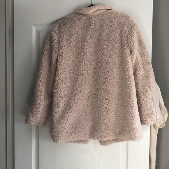 Teddy bear creamy beige coat - Picture 2 of 6